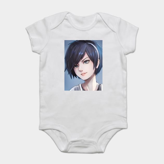 anime and manga girl Baby Bodysuit by animegirlnft